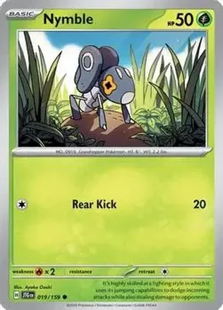 2025 Pokémon Scarlet & Violet Journey Together #019/159 マメバッタ