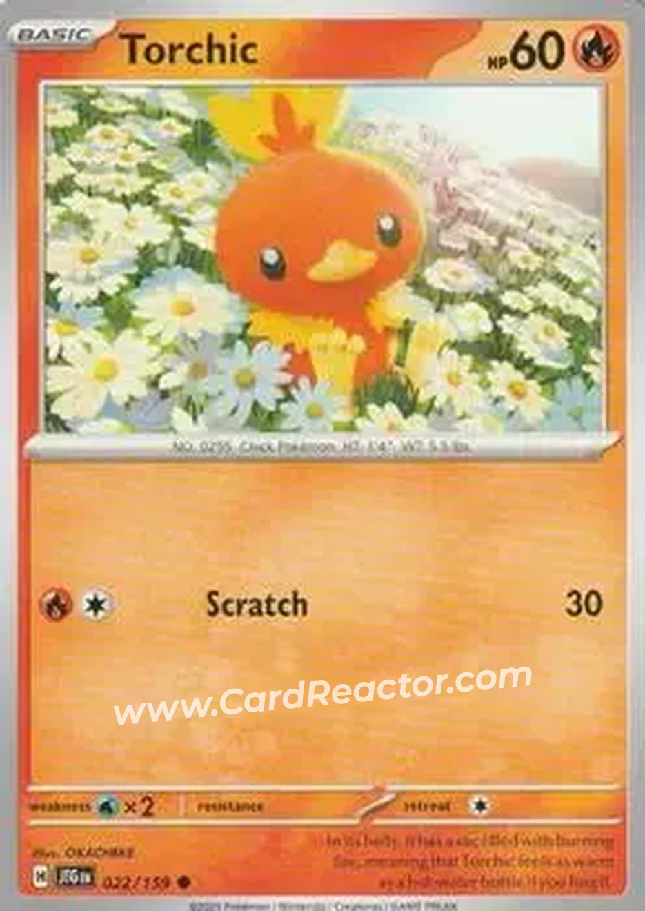 2025 Pokémon Scarlet & Violet Journey Together #022/159 - アチャモ