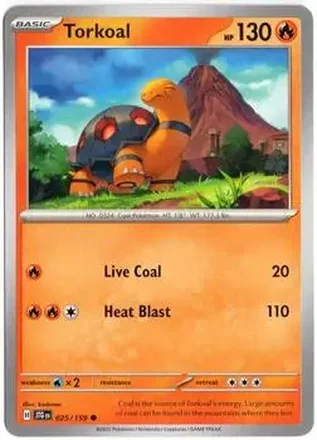2025 Pokémon Scarlet & Violet Journey Together #025/159 - コータス