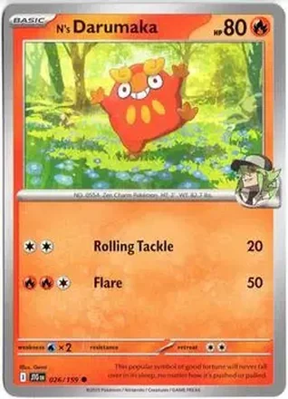 2025 Pokémon Scarlet & Violet Journey Together #026/159 - Darumaka