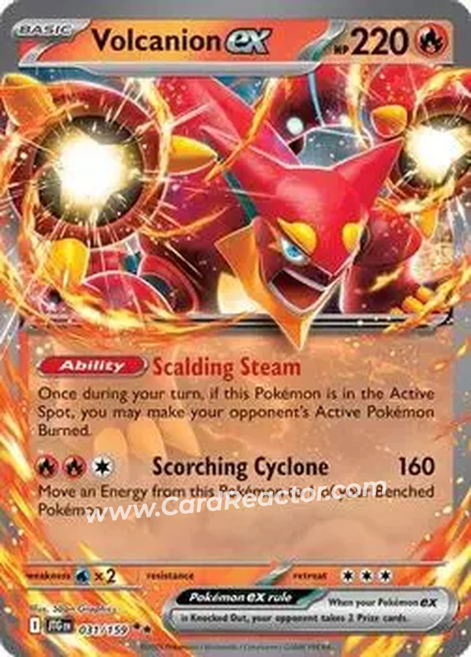 2025 Pokémon Scarlet & Violet Journey Together #031/159 - Volcanion - Front