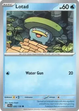 2025 Pokémon Scarlet & Violet Journey Together #035/159 - Lotad