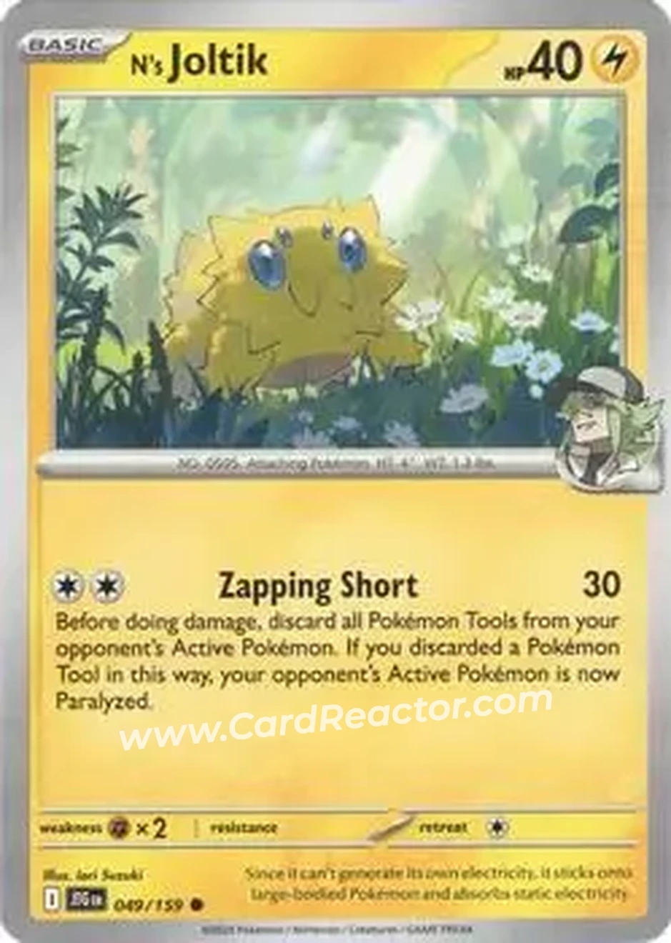 2025 Pokémon Scarlet & Violet Journey Together #049/159 - Joltik