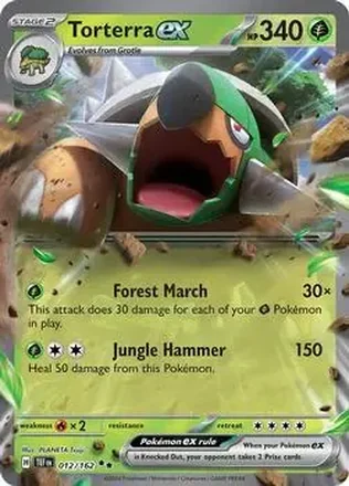 2024 Play! Pokemon Prize Pack Series Five #012/162 - Torterra ex