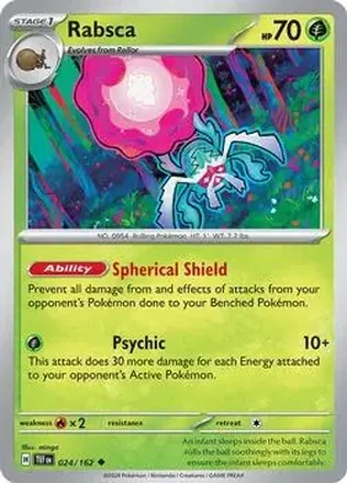 2024 Play! Pokemon Prize Pack Series Five #024/162 - Rabsca