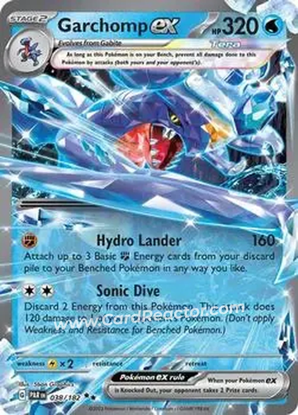 2024 Play! Pokemon Prize Pack Series Five #038/182 - Cynthia's Garchomp