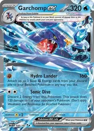 2024 Play! Pokemon Prize Pack Series Five #038/182 - Cynthia's Garchomp