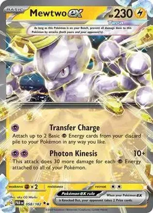 2024 Play! Pokemon Prize Pack Series Five #058/182 - Mewtwo