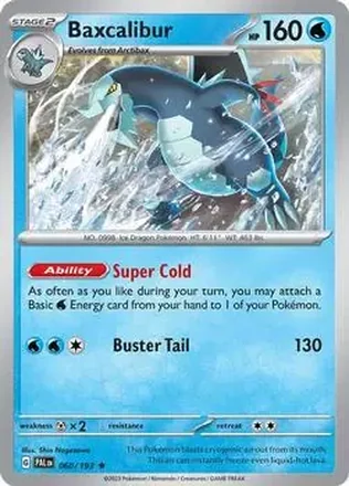 2024 Play! Pokemon Prize Pack Series Five #060/193 - Baxcalibur