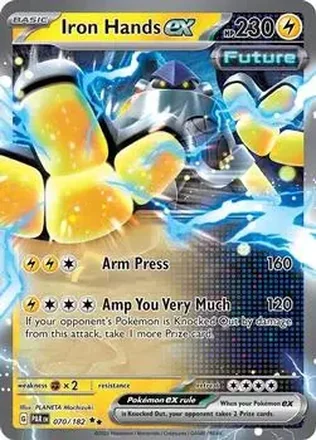2024 Play! Pokemon Prize Pack Series Five #070/182 - Iron Hands ex