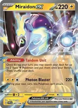 2024 Play! Pokemon Prize Pack Series Five #081/198 - Miraidon