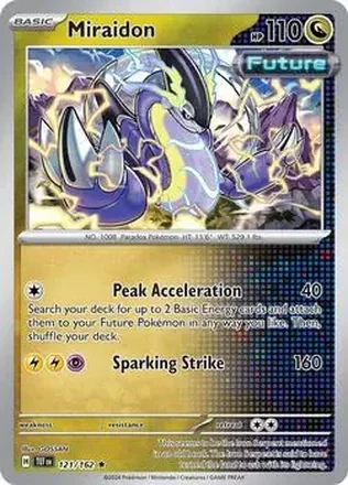 2024 Play! Pokemon Prize Pack Series Five #121/162 - Miraidon