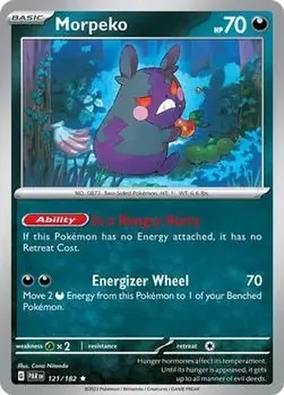 2024 Play! Pokemon Prize Pack Series Five #121/182 - Morpeko