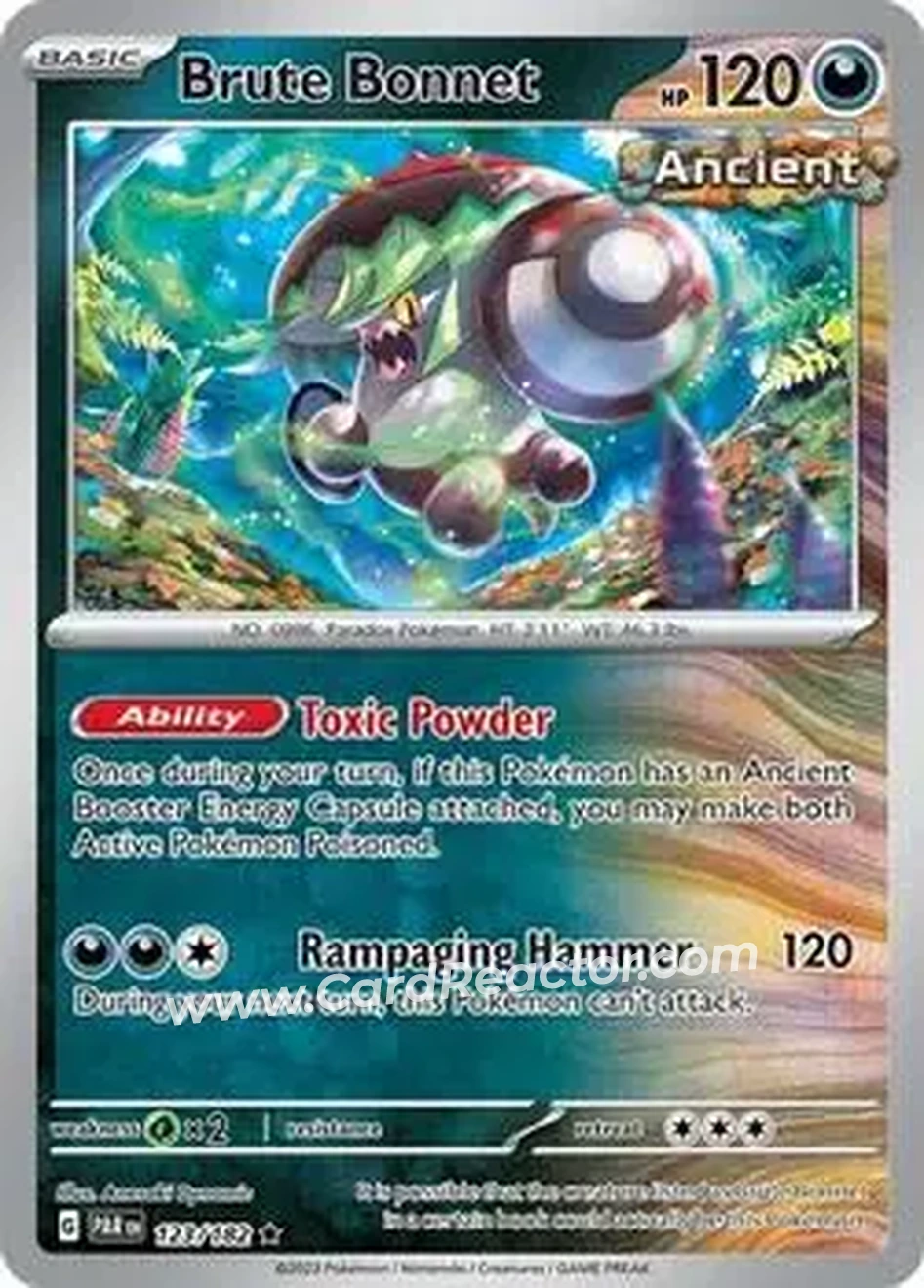 2024 Play! Pokemon Prize Pack Series Five #123/182 - Brute Bonnet