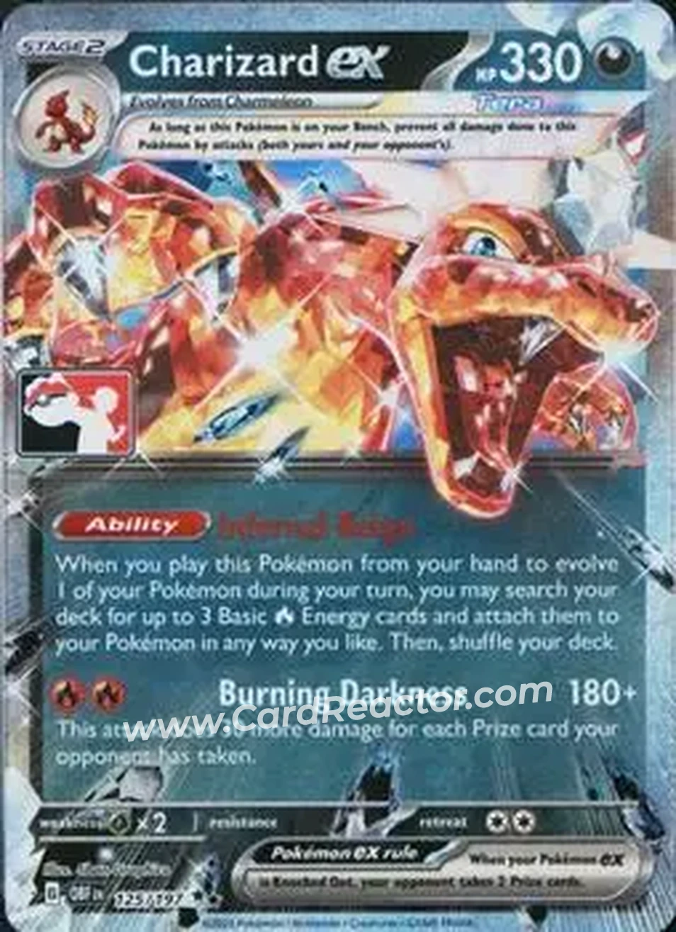 2024 Play! Pokemon Prize Pack Series Five #125/197 - Charizard - Front