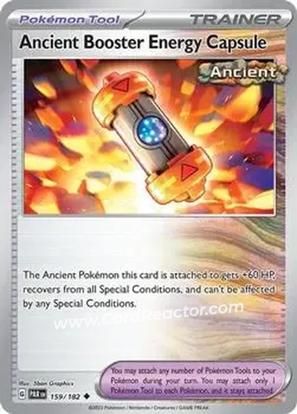 2024 Play! Pokemon Prize Pack Series Five #159/182 - Ancient Booster Energy Capsule