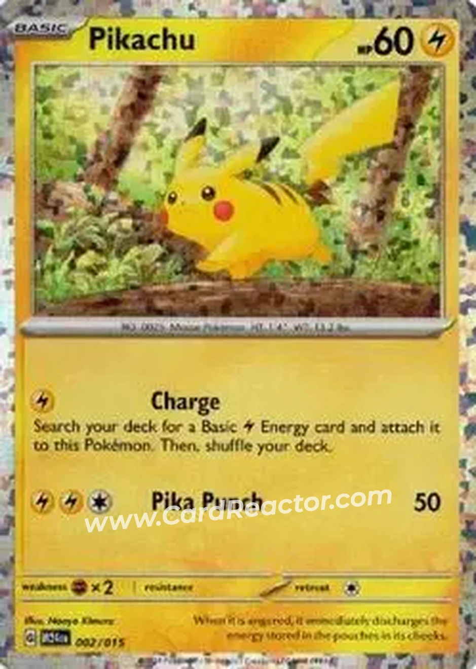 2024 Pokemon McDonald's Dragon Discovery #002/015 - Pikachu - Front