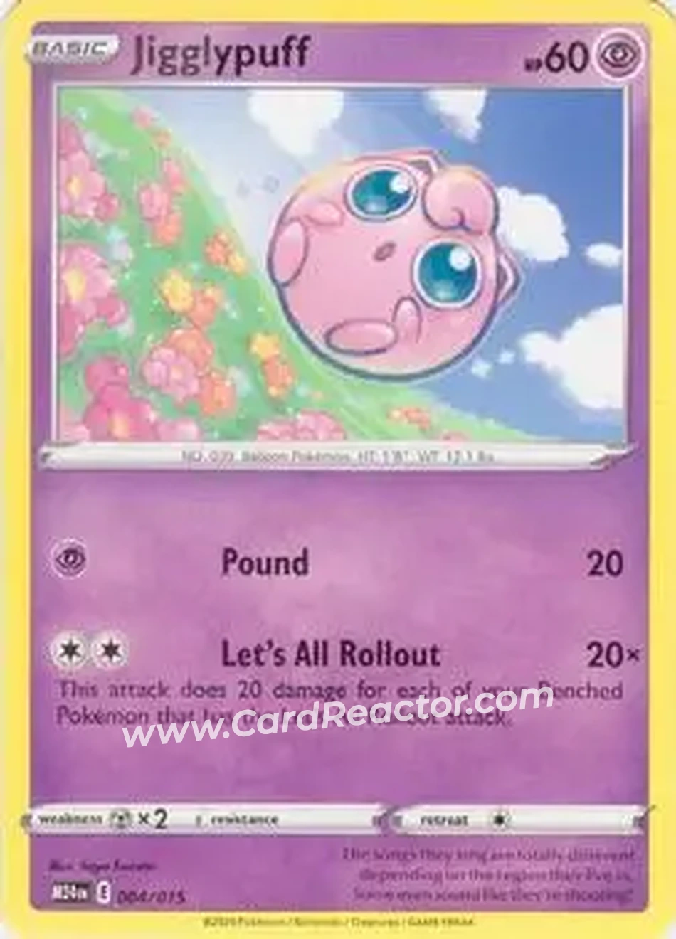 2024 Pokemon McDonald's Dragon Discovery #004/015 - Jigglypuff - Front