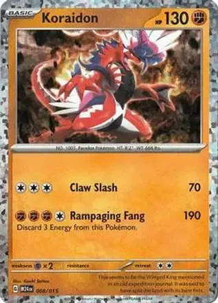 2024 Pokemon McDonald's Dragon Discovery #008/015 - Koraidon
