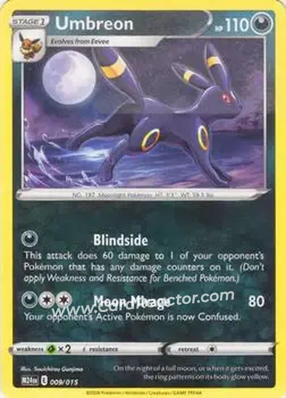 2024 Pokemon McDonald's Dragon Discovery #009/015 - Umbreon - Front