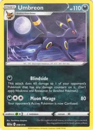 2024 Pokemon McDonald's Dragon Discovery #009/015 - Umbreon