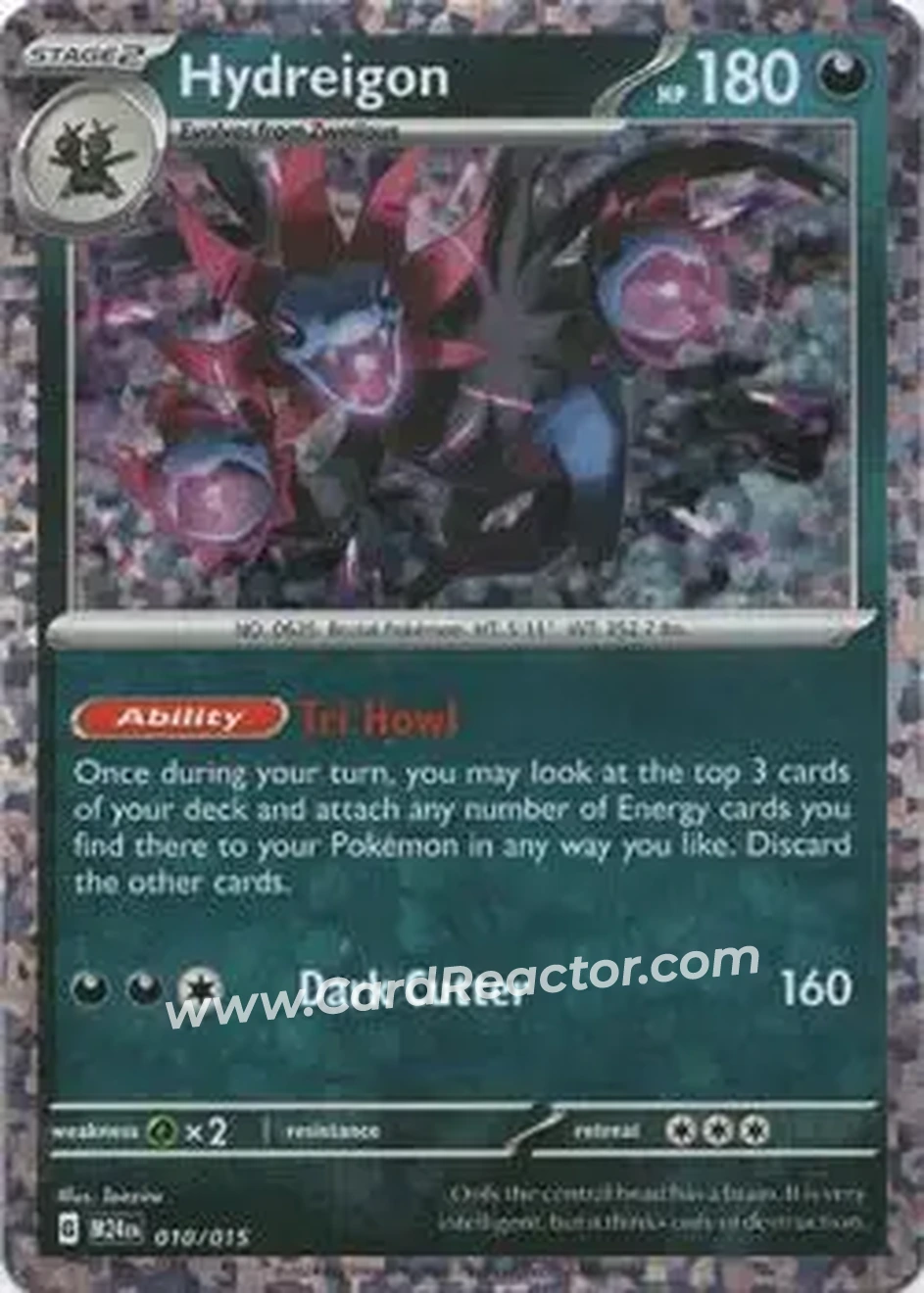 2024 Pokemon McDonald's Dragon Discovery #010/015 - Hydreigon - Front