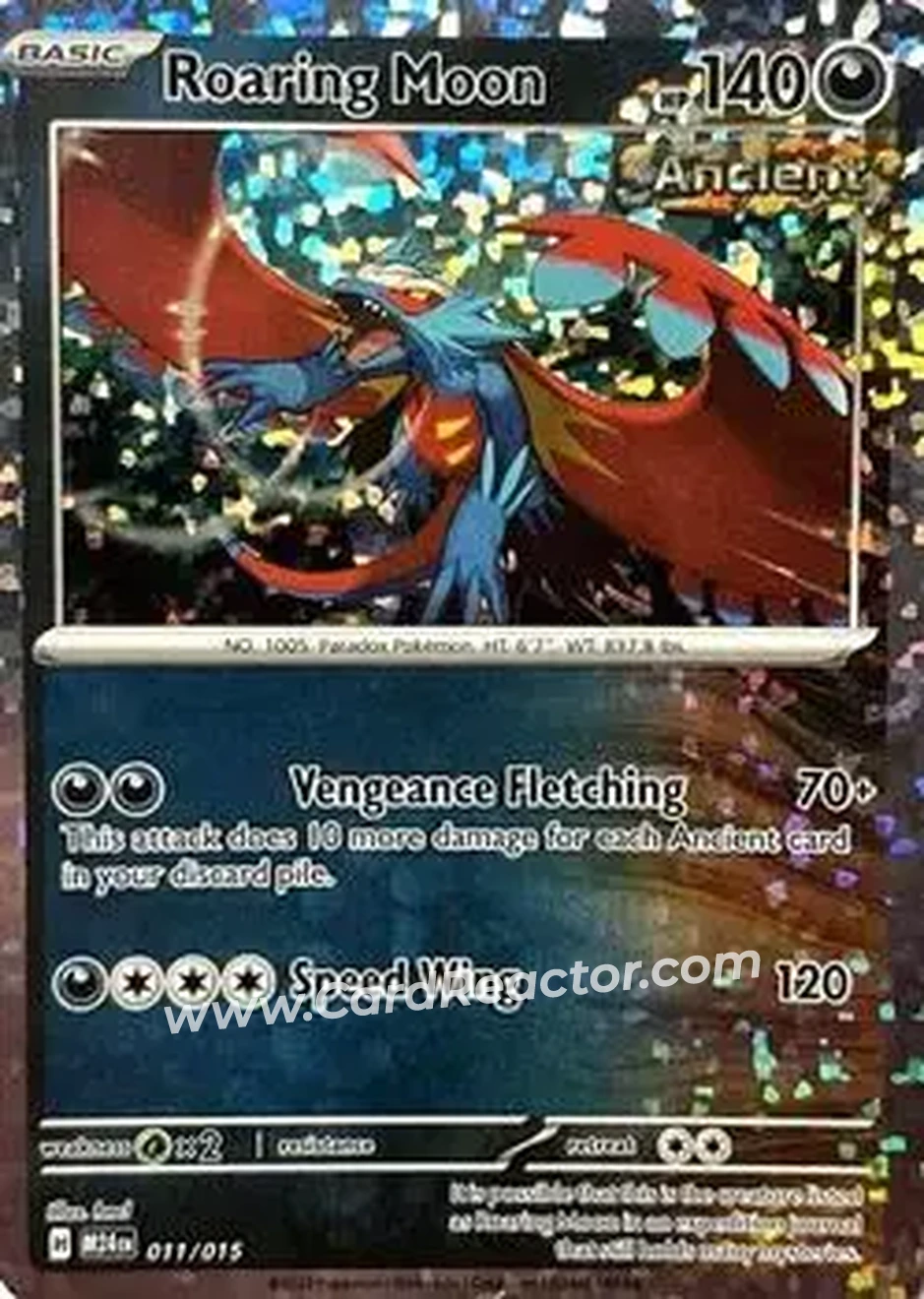2024 Pokemon McDonald's Dragon Discovery #011/015 - Roaring Moon - Front