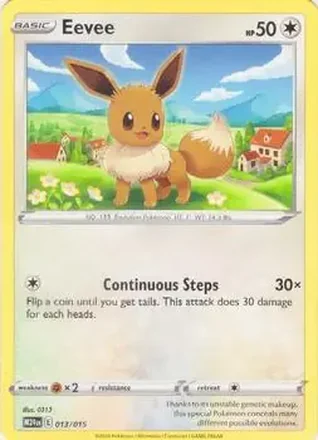 2024 Pokemon McDonald's Dragon Discovery #013/015 - Eevee