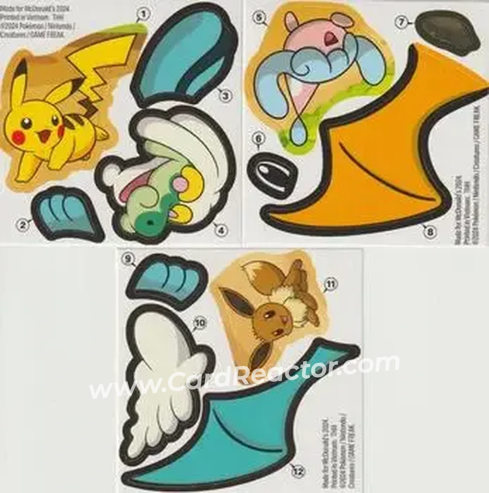 2024 Pokemon McDonald's Dragon Discovery - Stickers #NNO - Miraidon