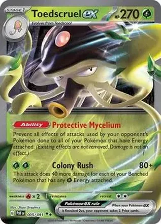 2024 Pokemon Scarlet & Violet Paldean Fates #005/091 Toedscruel