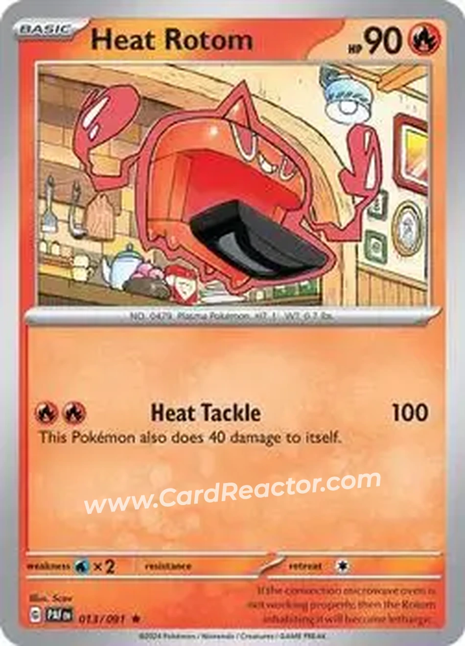2024 Pokemon Scarlet & Violet Paldean Fates #013/091 - Rotom - Front