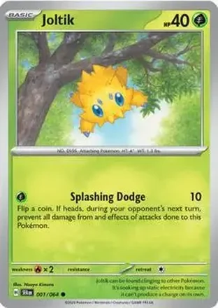 2024 Pokemon Scarlet & Violet Shrouded Fable #001/064 - Joltik