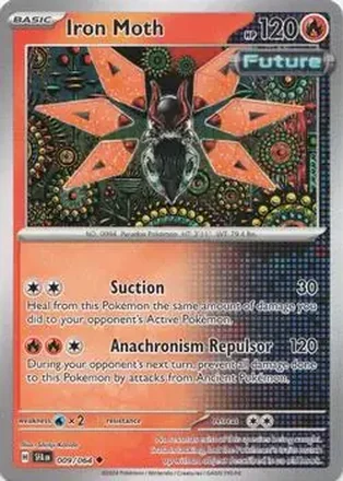 2024 Pokemon Scarlet & Violet Shrouded Fable #009/064 - Iron Moth