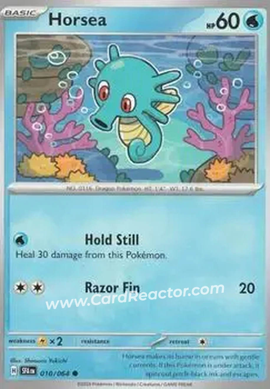 2024 Pokemon Scarlet & Violet Shrouded Fable #010/064 - カスミのタッツー - Front