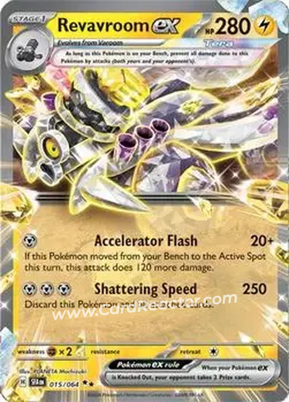2024 Pokemon Scarlet & Violet Shrouded Fable #015/064 - Revavroom - Front