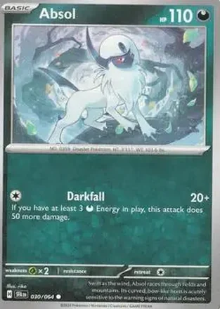 2024 Pokemon Scarlet & Violet Shrouded Fable #030/064 - Mega Absol ex