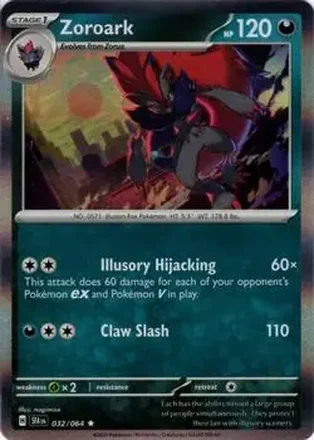 2024 Pokemon Scarlet & Violet Shrouded Fable #032/064 - Zoroark