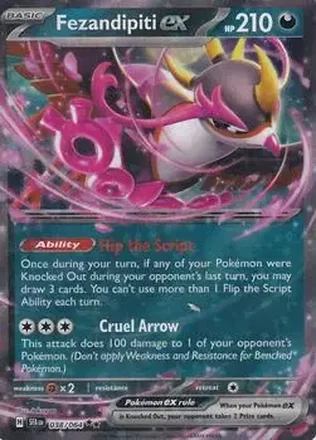 2024 Pokemon Scarlet & Violet Shrouded Fable #038/064 - Fezandipiti ex