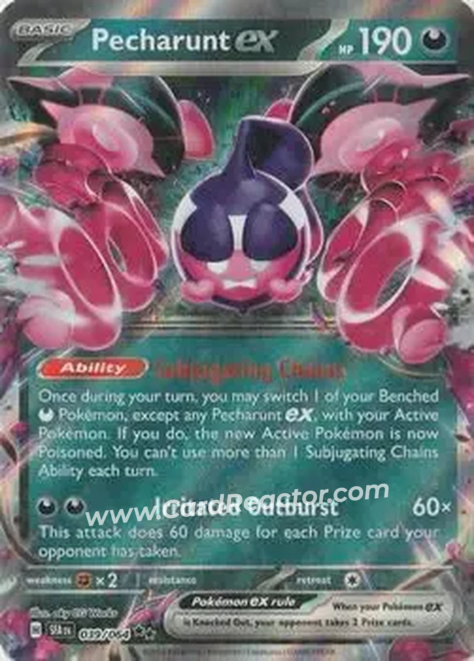 2024 Pokemon Scarlet & Violet Shrouded Fable #039/064 - Pecharunt - Front