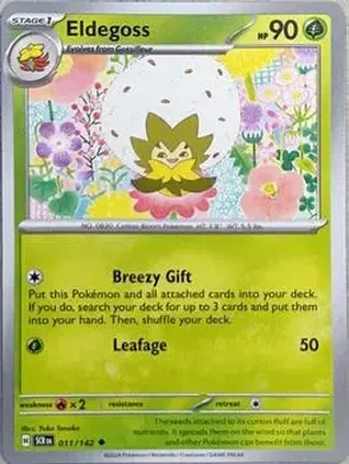 2024 Pokemon Scarlet & Violet Stellar Crown #011/142 Eldegoss
