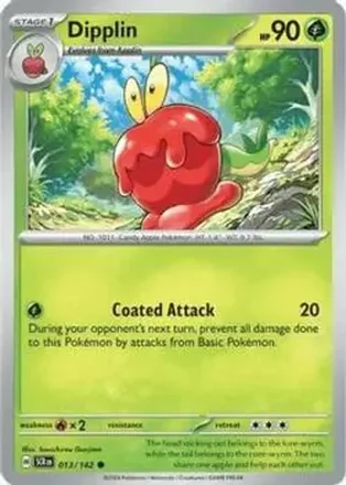 2024 Pokemon Scarlet & Violet Stellar Crown #013/142 Dipplin