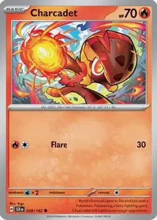 2024 Pokemon Scarlet & Violet Stellar Crown #029/142 - Charcadet