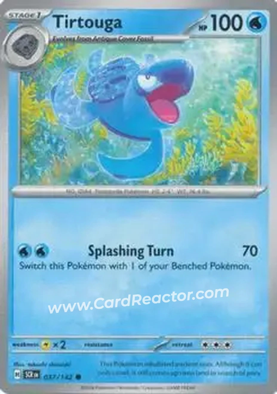 2024 Pokemon Scarlet & Violet Stellar Crown #037/142 - プロトーガ - Front