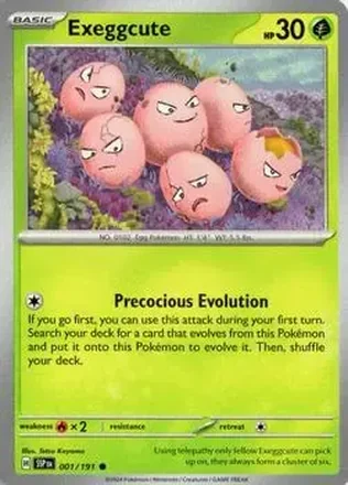 2024 Pokemon Scarlet & Violet Surging Sparks #001/191 - Exeggcute