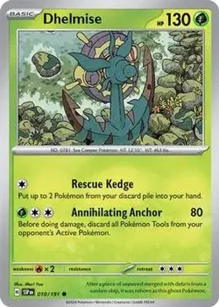 2024 Pokemon Scarlet & Violet Surging Sparks #010/191 - Dhelmise