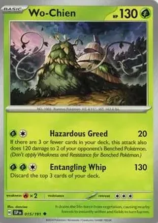 2024 Pokemon Scarlet & Violet Surging Sparks #015/191 Wo-Chien