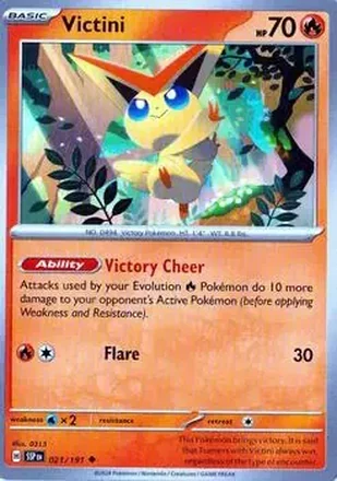 2024 Pokemon Scarlet & Violet Surging Sparks #021/191 Victini
