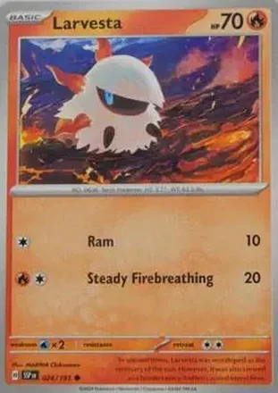 2024 Pokemon Scarlet & Violet Surging Sparks #024/191 メラルバ