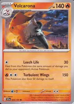 2024 Pokemon Scarlet & Violet Surging Sparks #025/191 ウルガモス