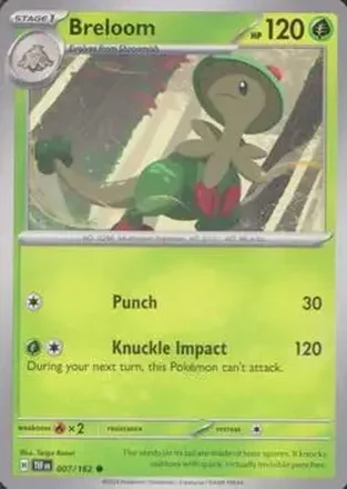 2024 Pokemon Scarlet & Violet Temporal Forces #007/162 キノガッサ